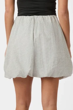 Stela Small Check Skirt 165421