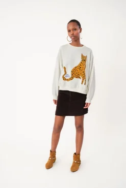 Sydneyll Leopard Sweatshirt Ls25450-1068
