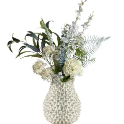 Symphonie Buket, Hvid, Kunstige Blomster