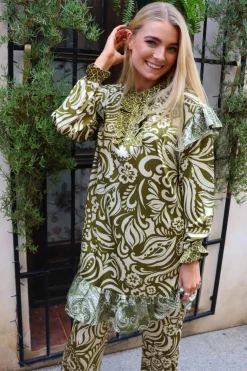 Tia-Ls-Frill Dress 22076