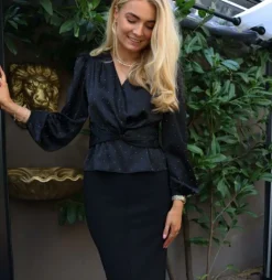 Tiki Ls Twist Blouse 22120