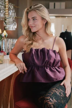 Tipton Dull Satin Top