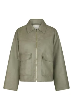 Titan Faux Leather Jacket 164002