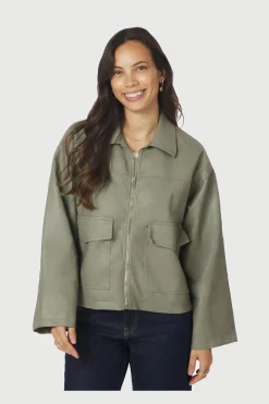 Titan Faux Leather Jacket 164002