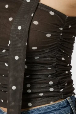 Torinti Mesh Dot Top 165892