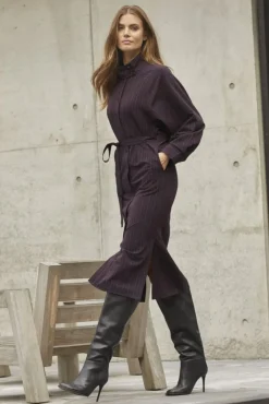 Trinnycc Stripe Batwing Dress 46011