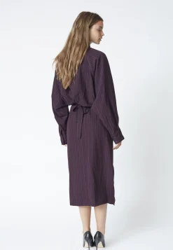 Trinnycc Stripe Batwing Dress 46011