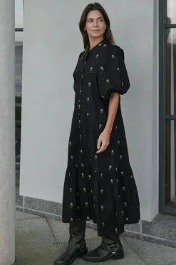 Veronica Flower Emb Dress 166846