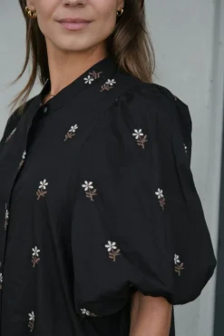 Veronica Flower Emb Dress 166846