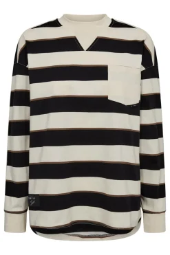 Veronica Stripe Tee Sweat HL10295