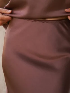 Vicky Heavy Sateen Skirt 159588