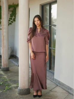 Vicky Heavy Sateen Skirt 159588