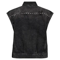 Vickycc Stud Denim Vest 30367