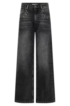 Vickycc Stud Wide Jeans 31638