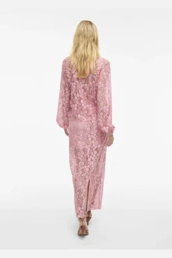 Vihibo Midi Lace Skirt