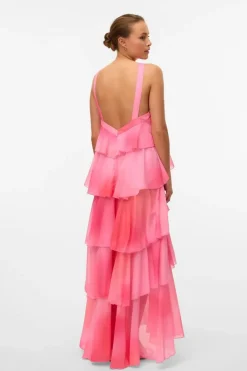 Vmfelicia Sl Ruffle Maxi Dress