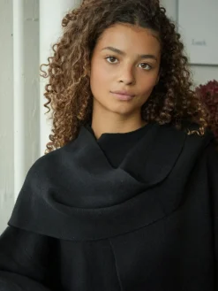 Wals Knit Scarf Blouse 166203