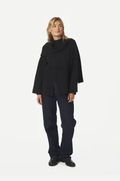 Wals Knit Scarf Blouse 166203