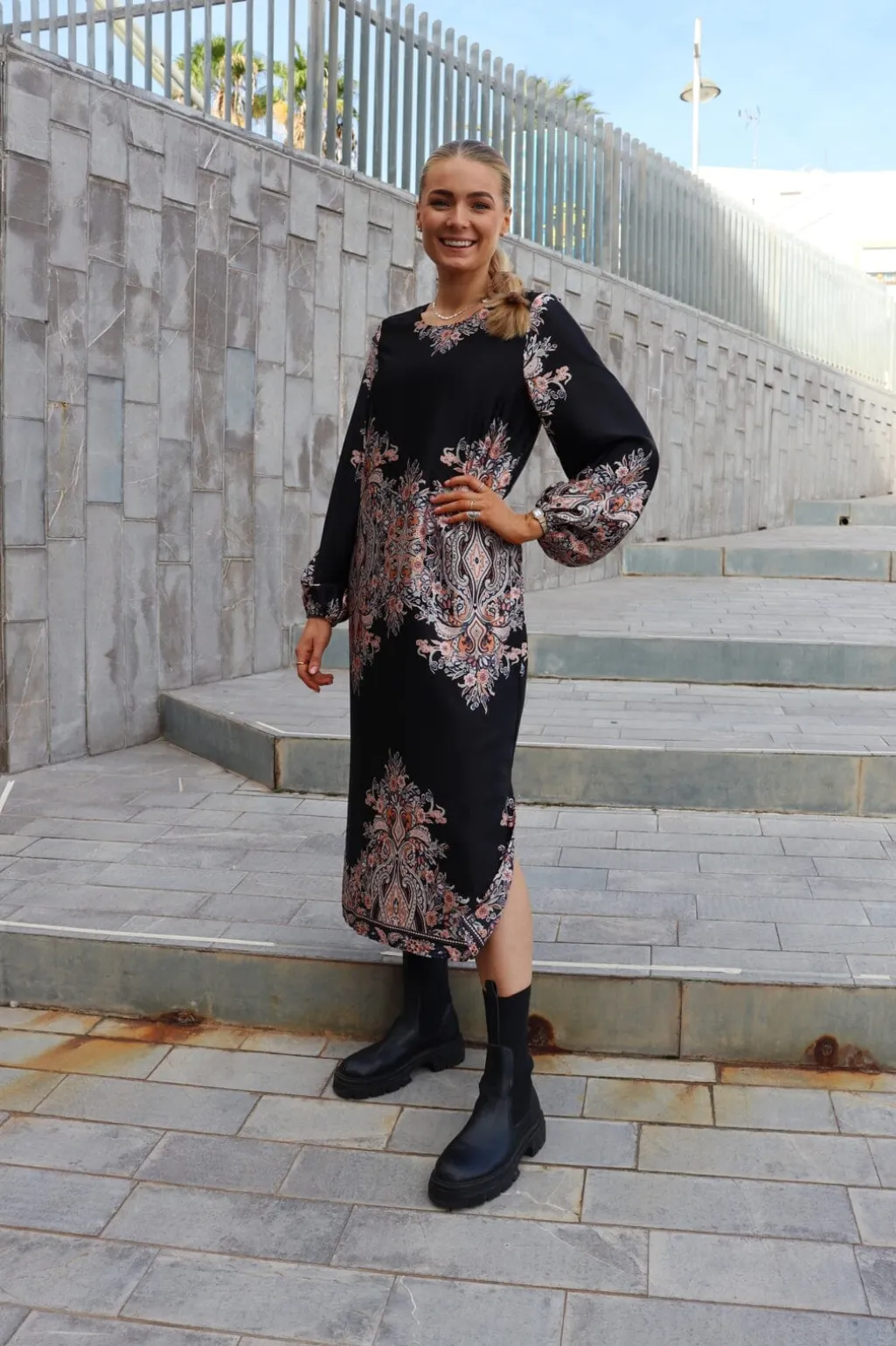 Wennise Ls Dress 22340