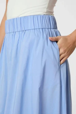 Yara Long Poplin Skirt 163076