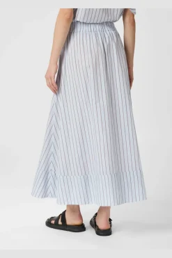 Yara Stripe Long Skirt 165286