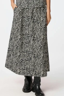 Yara Zebra Long Skirt 164709