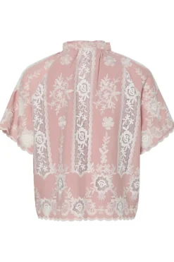 Yasemina Ss Embroidered Shirt Fest