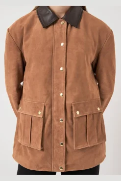 Yaskaia Ls Suede Leather Jacket