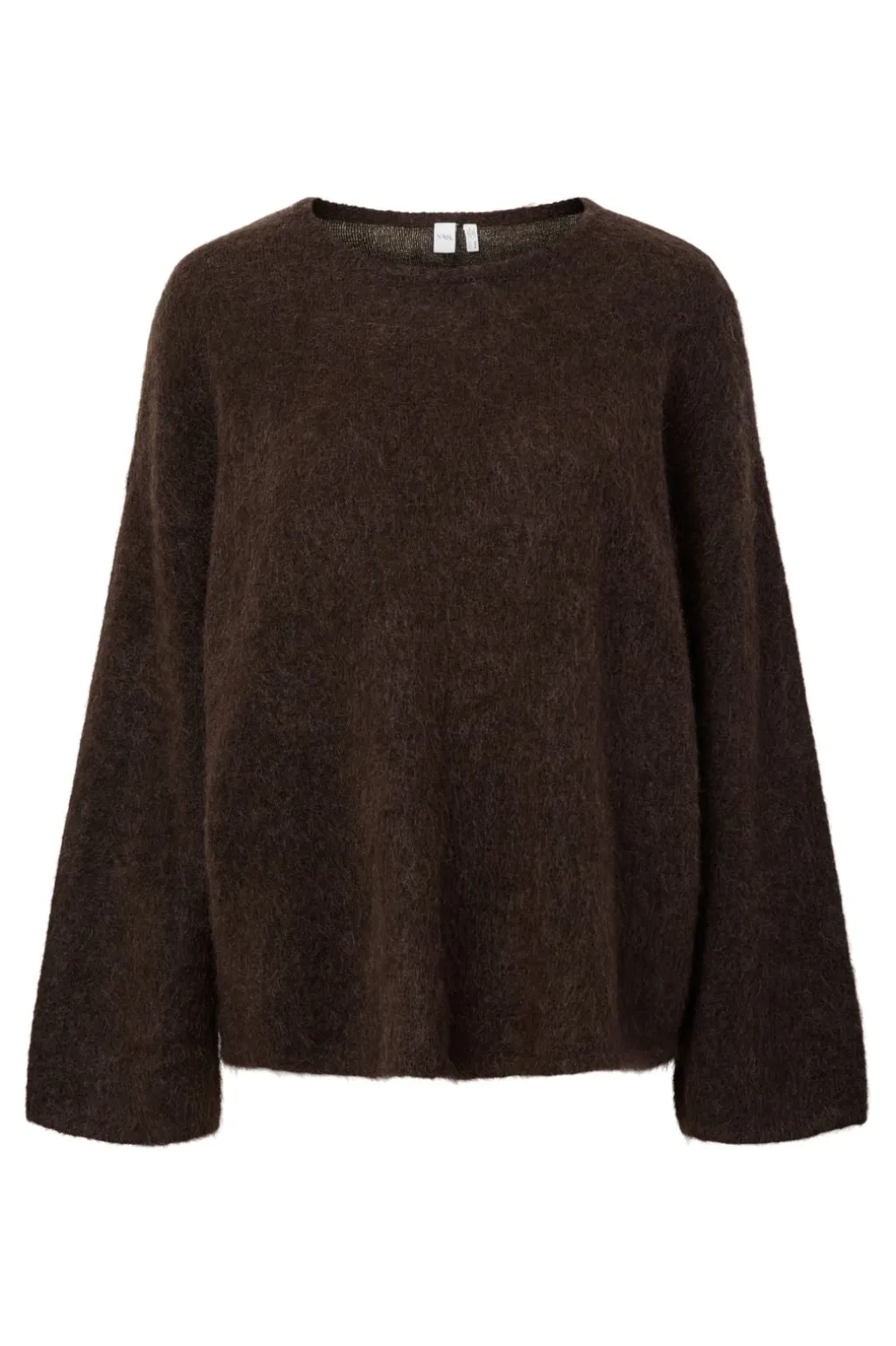 Yaslimo Ls Mohair Blend Knit Pullover