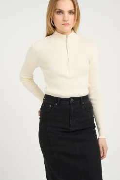 Yasmiagz Zipper Pullover 10909819