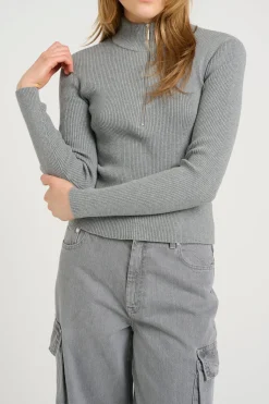 Yasmiagz Zipper Pullover 10909819