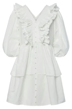 Yasruna 3/4 Ruffle Dress