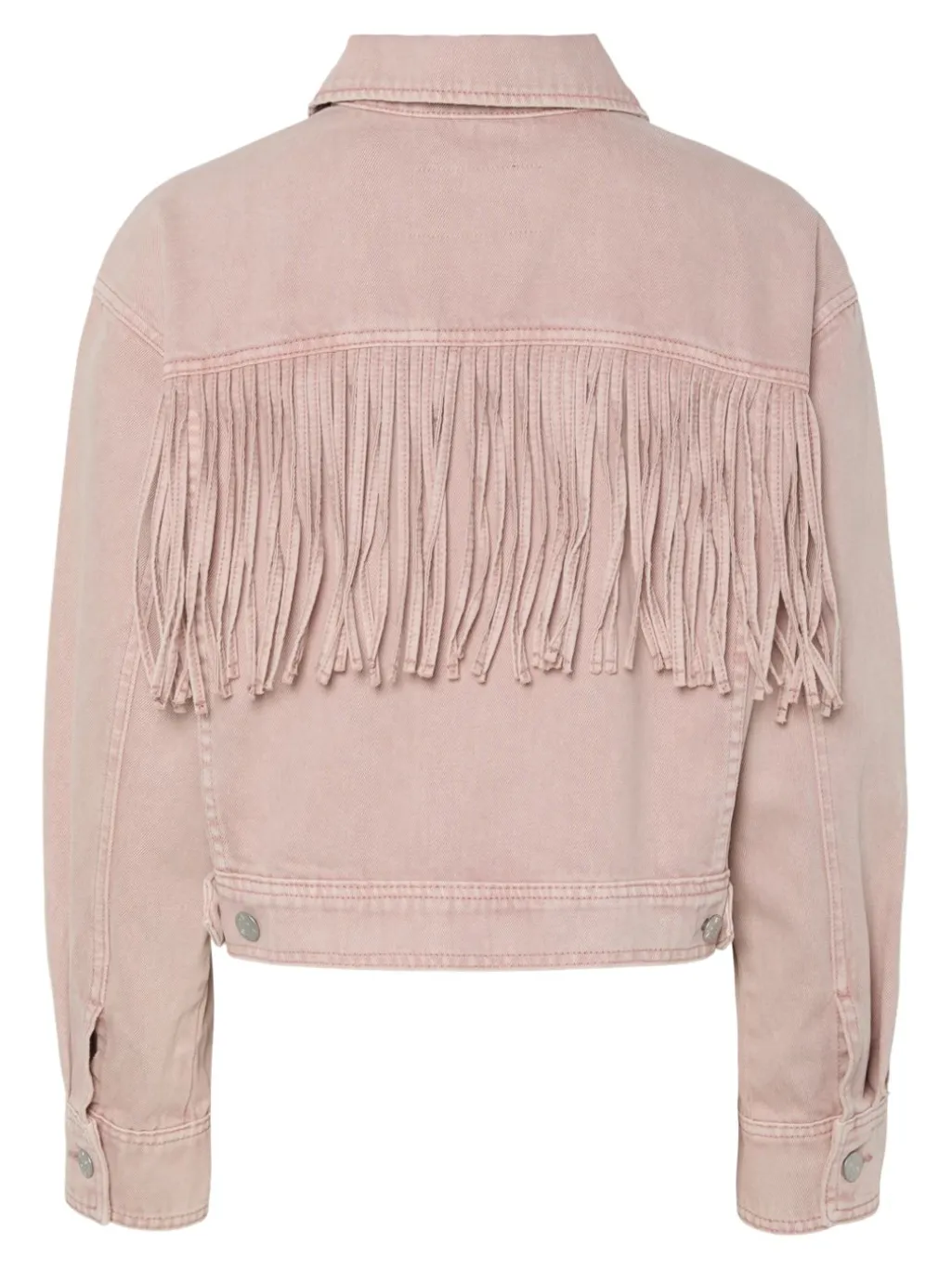 Yassun Ls Crop Denim Jacket Fest