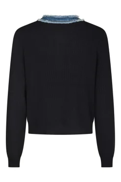 Zelma Knit Denim Cardigan 167245